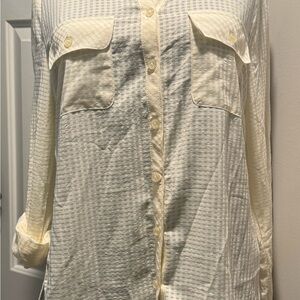 Notations Yellow Checkered Shirt size S